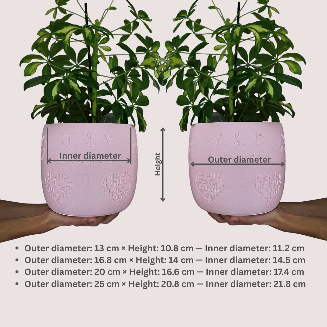 Blumentopf Amorin personalisiert