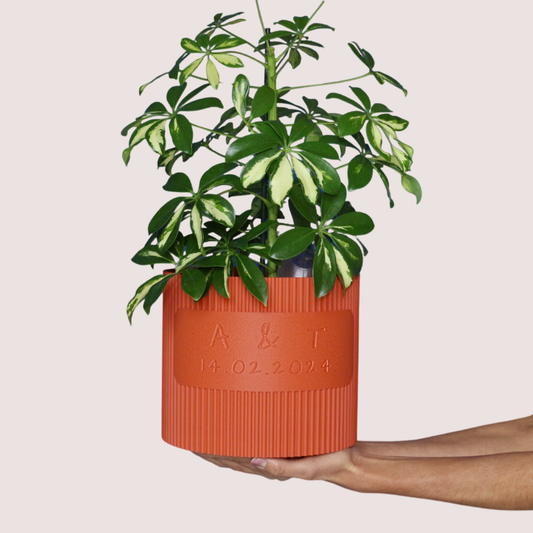 Blumentopf groß, Blumentopf modern, designer Blumentopf, Hochzeitsgeschenk, Geburtstagsgeschenk, Pflanzen, Übertopf groß, Blumentopf groß personalisiert, Blumentopf Linoro personalisiert