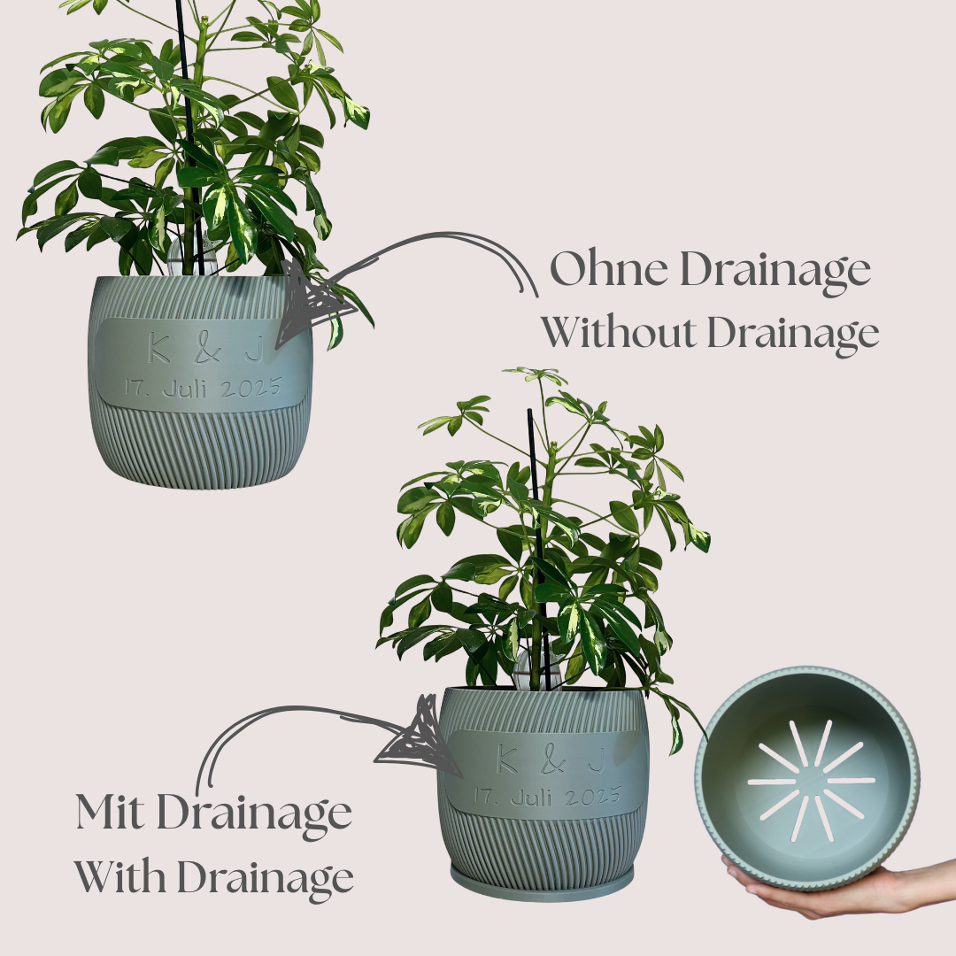 Blumentopf groß, Blumentopf modern, designer Blumentopf, Hochzeitsgeschenk, Geburtstagsgeschenk, Pflanzen, Übertopf groß, Blumentopf groß personalisiert, personalisierter Blumentopf, Blumentopf groß personalisiert. Blumentopf Twista personalisiert