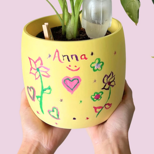 Blumentopf zum Bemalen, Blumentopf Groß, Blumentopf personalisiert