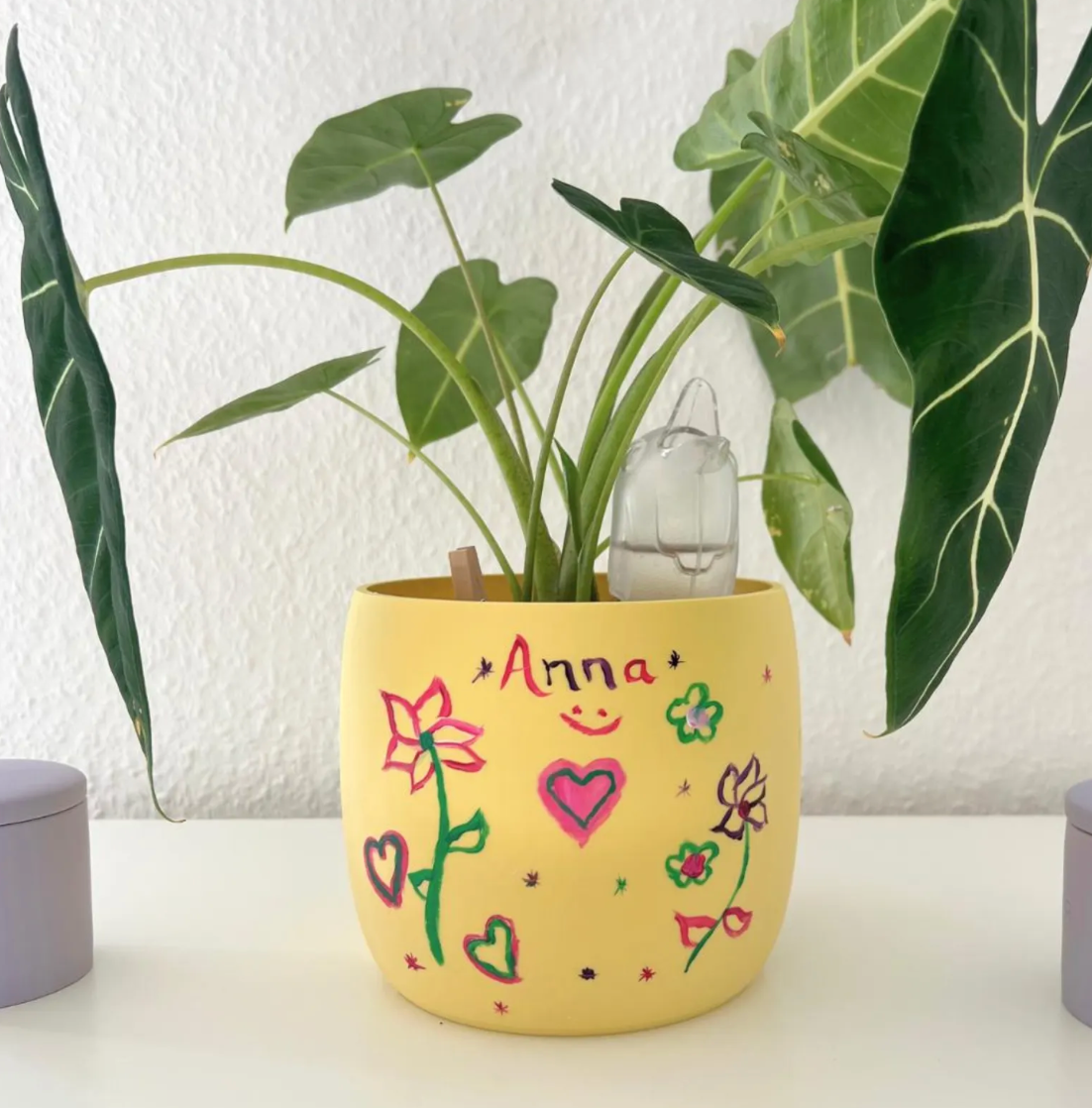 Blumentopf zum Bemalen, Blumentopf Groß, Blumentopf personalisiert