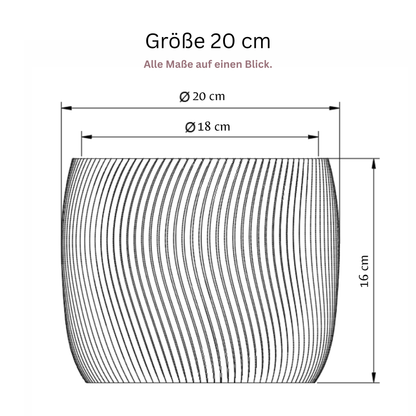 YANDUS-OPTION:Außendurchmesser=20 cm