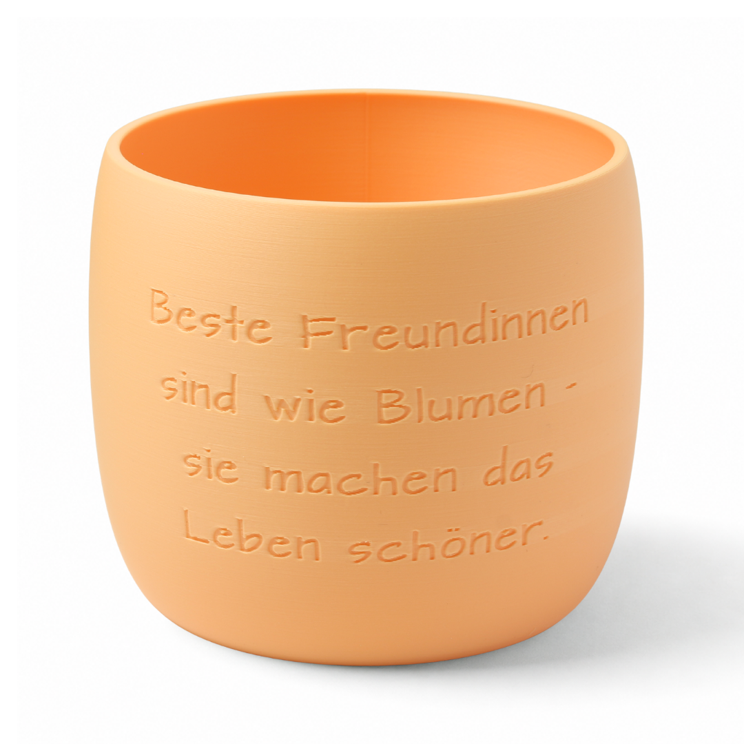 Blumentopf Origin personalisiert