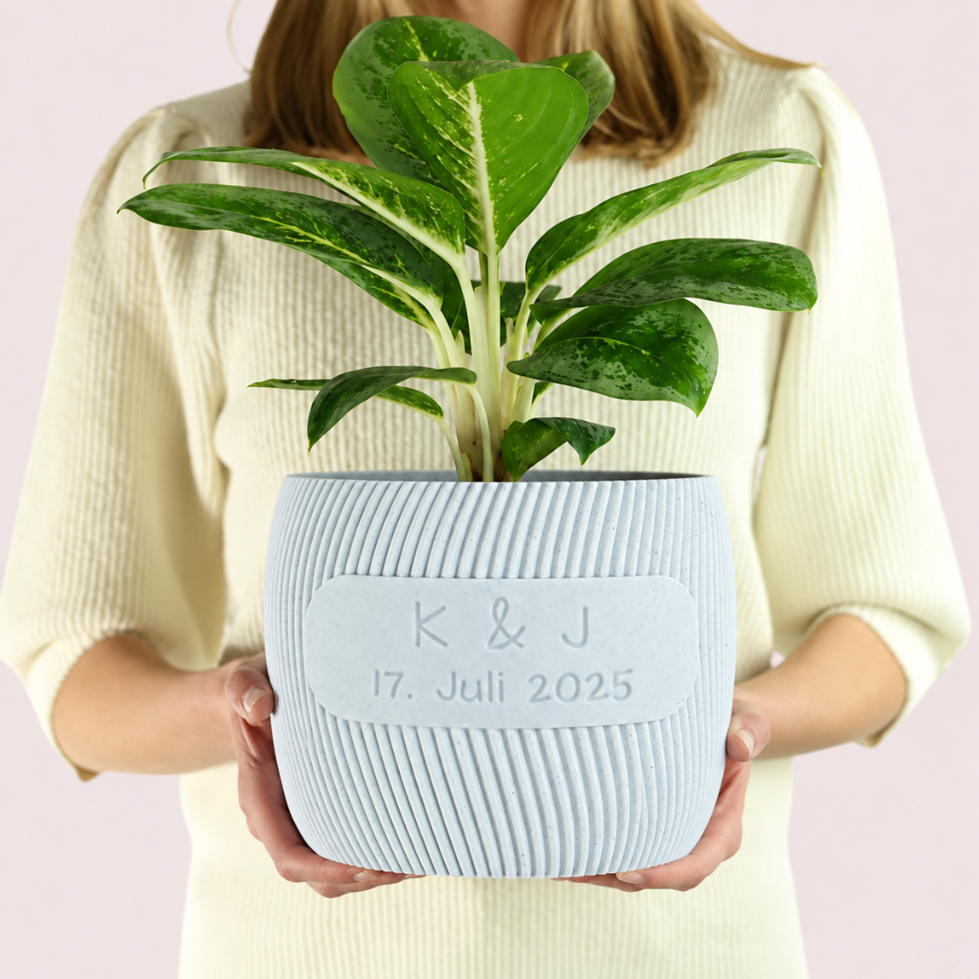 Personalisierter Blumentopf Twista