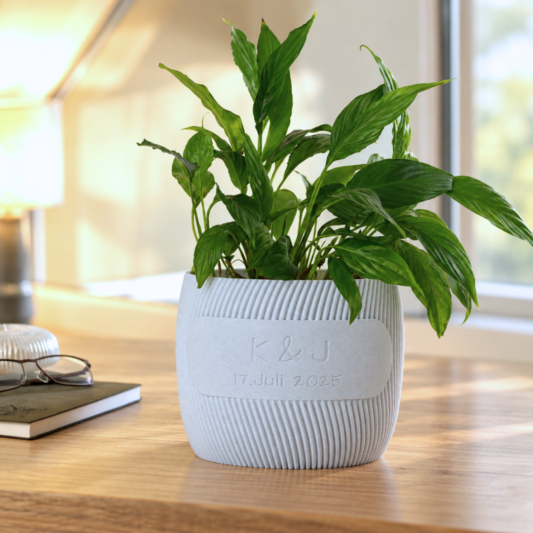 Personalisierter Blumentopf Twista