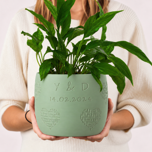 Personalisierter Blumentopf Amorin