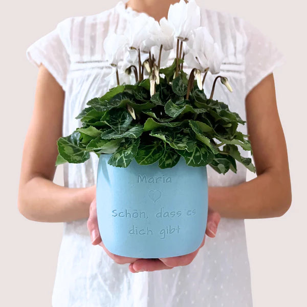 Blumentopf Origin personalisiert