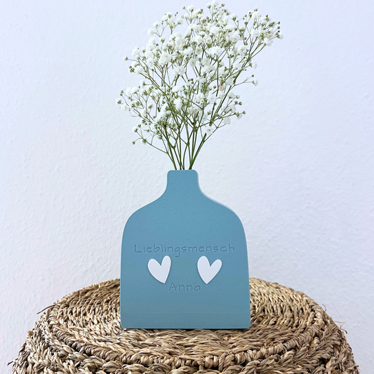 Personalisierte Blumenvase - Geschenk für Lieblingsmensch