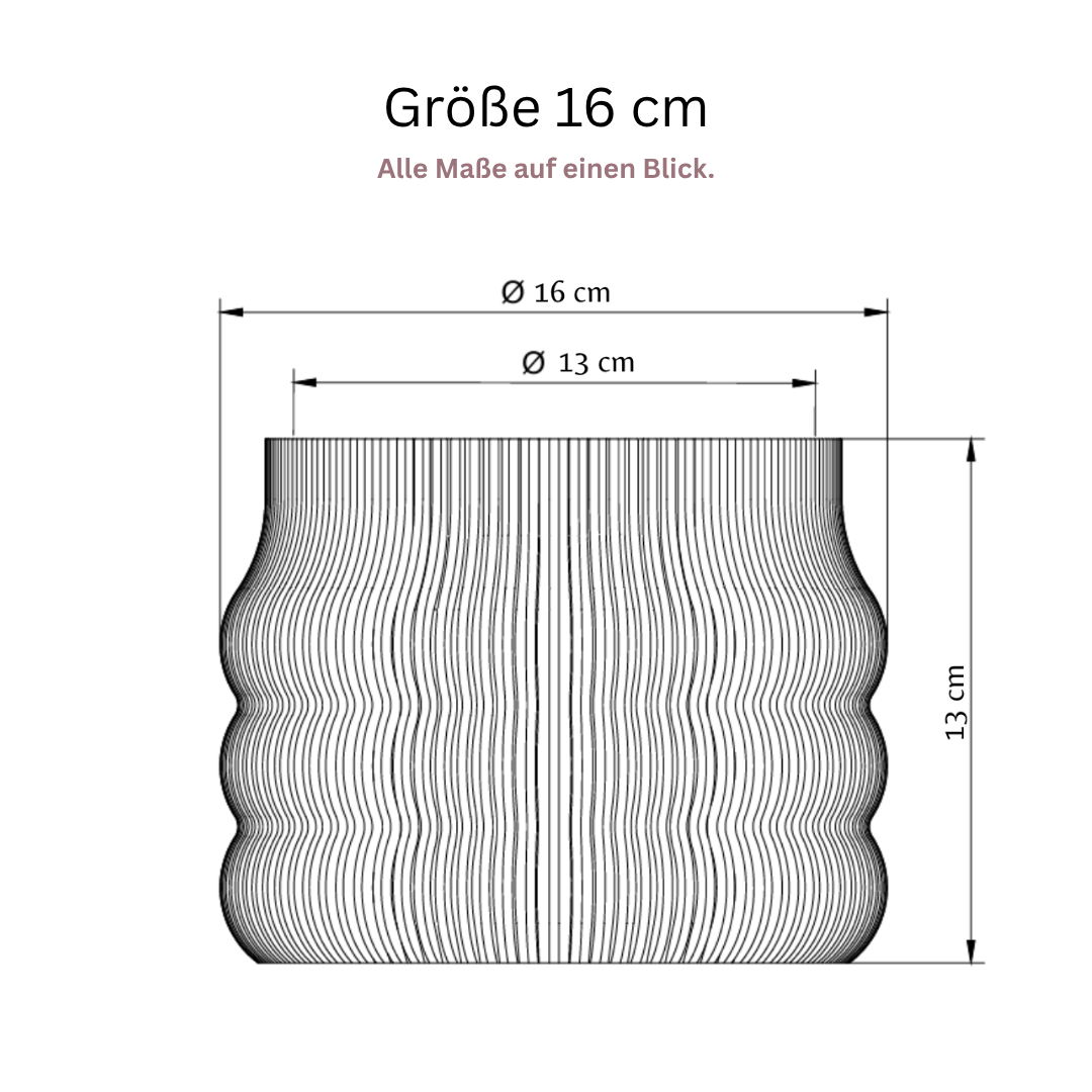 YANDUS-OPTION:Außendurchmesser=16 cm