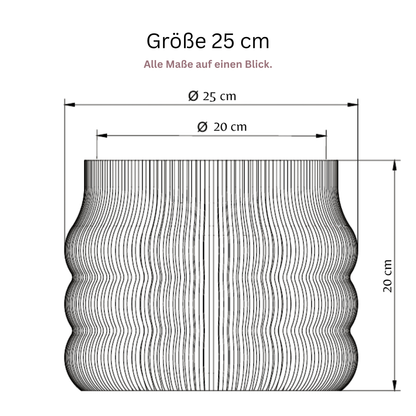 YANDUS-OPTION:Außendurchmesser=25 cm
