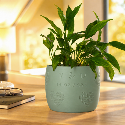 Personalisierter Blumentopf Amorin