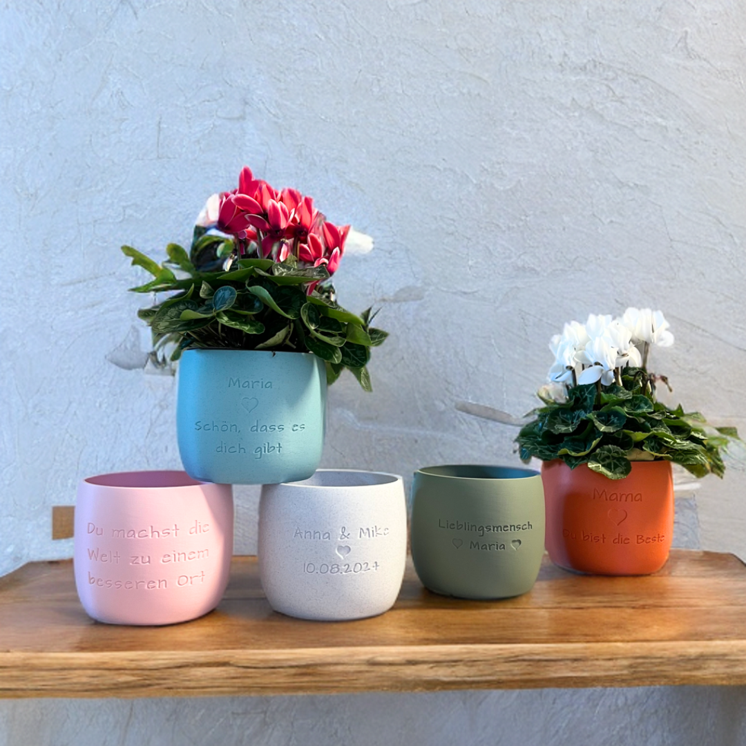 Blumentopf groß, Blumentopf modern, designer Blumentopf, Hochzeitsgeschenk, Geburtstagsgeschenk, Pflanzen, Übertopf groß, Blumentopf groß personalisiert, Blumentopf Origin personalisier
