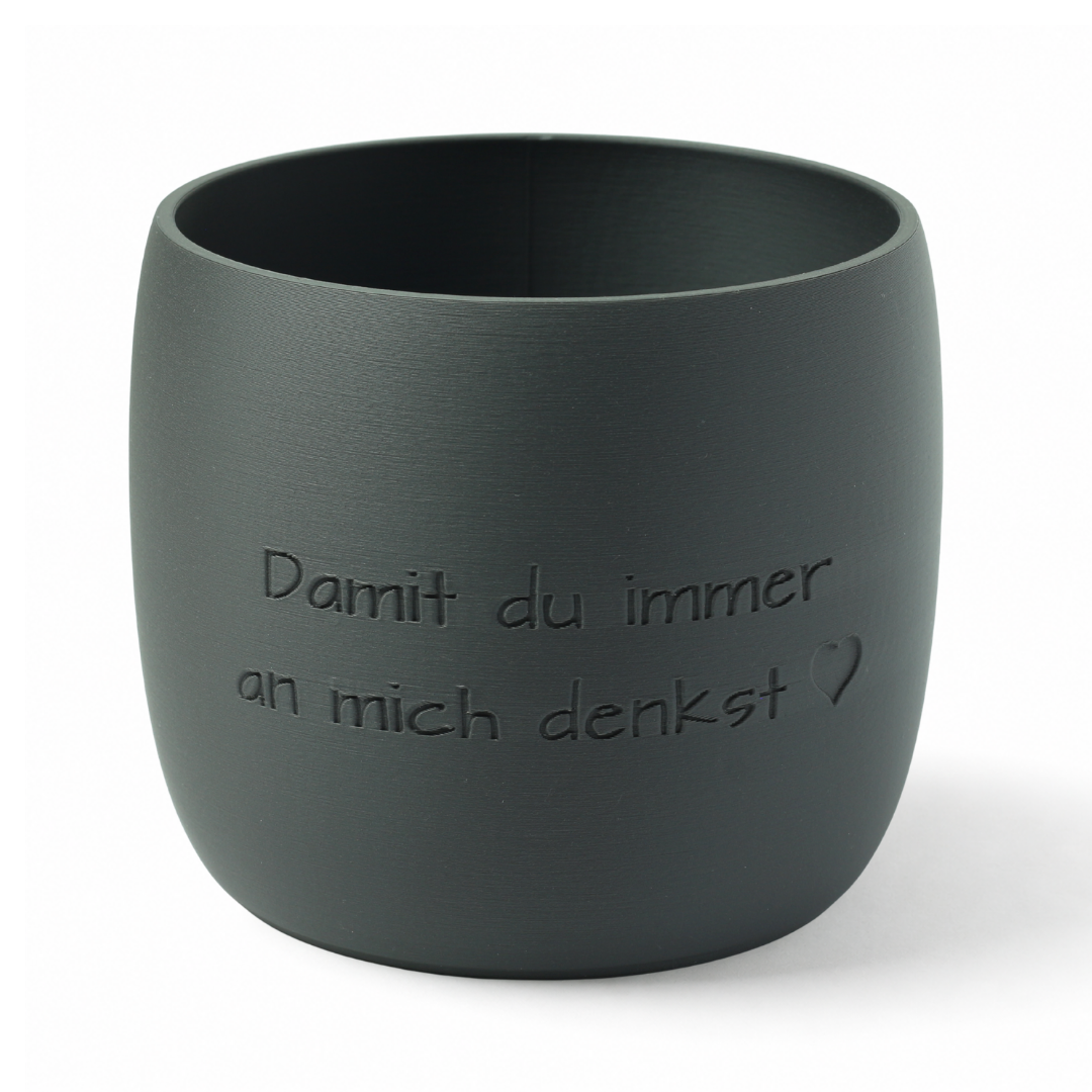Blumentopf Origin personalisiert