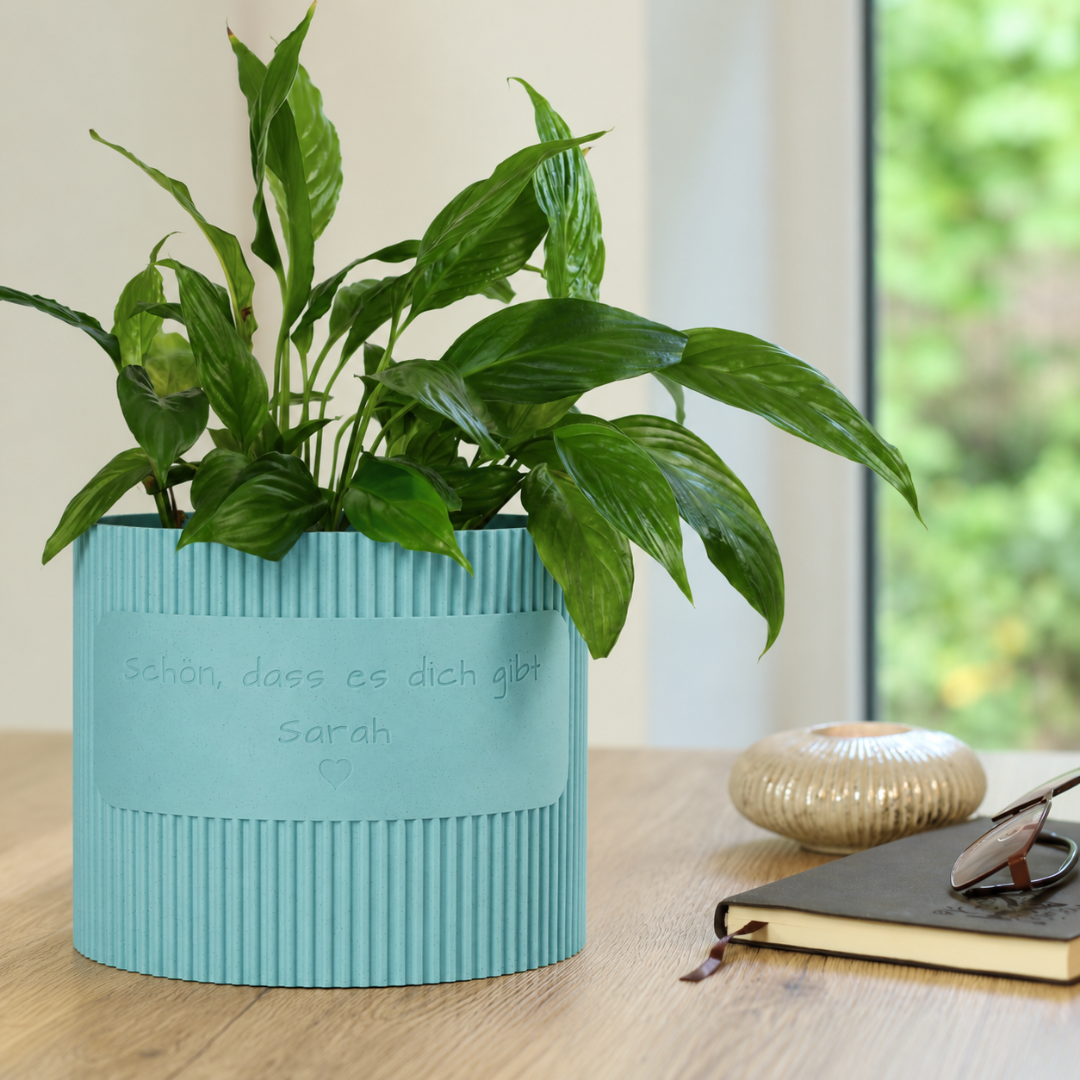 Personalisierter Blumentopf Linoro