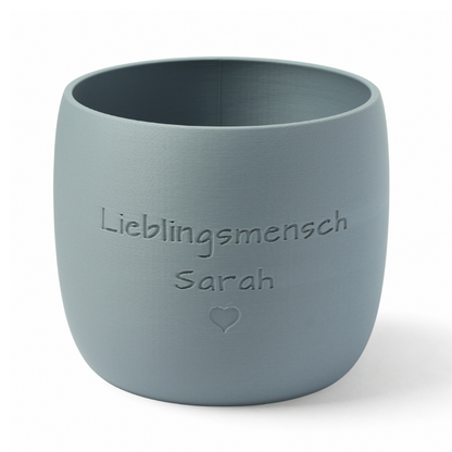 Blumentopf Origin personalisiert