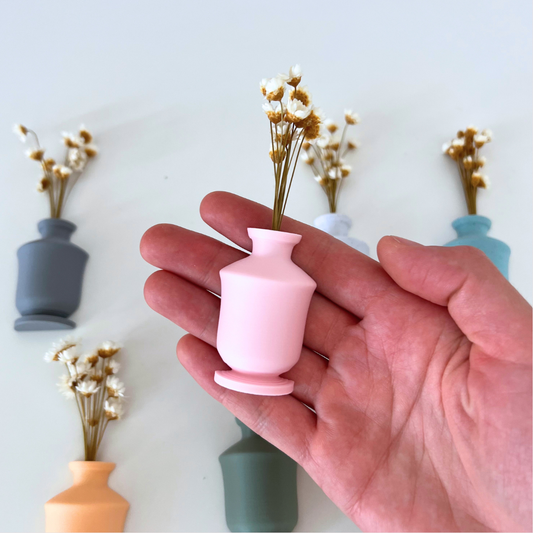 Mini Vasen mit Magnet – Deko für Kühlschrank & Büro