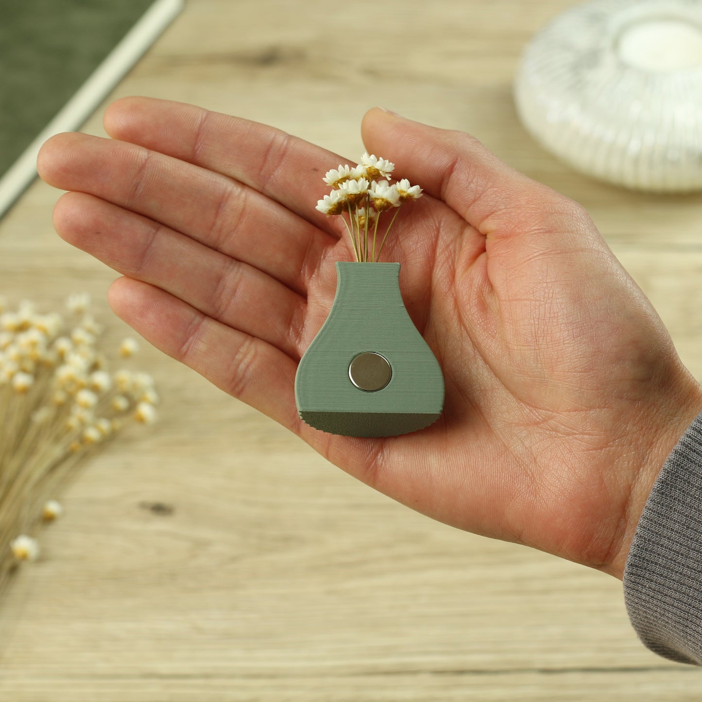 Magnetische Mini Blumenvasen