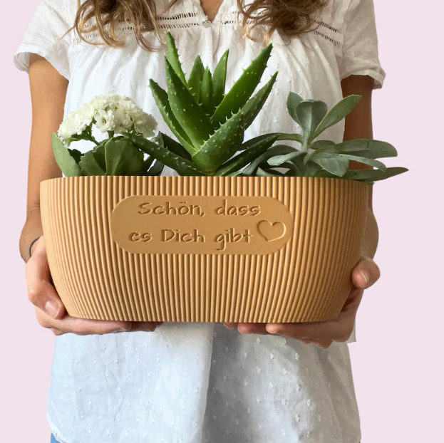Blumentopf groß, Blumentopf modern, designer Blumentopf, Hochzeitsgeschenk, Geburtstagsgeschenk, Pflanzen, Übertopf groß