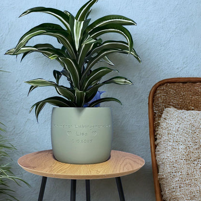 Blumentopf Origin personalisiert