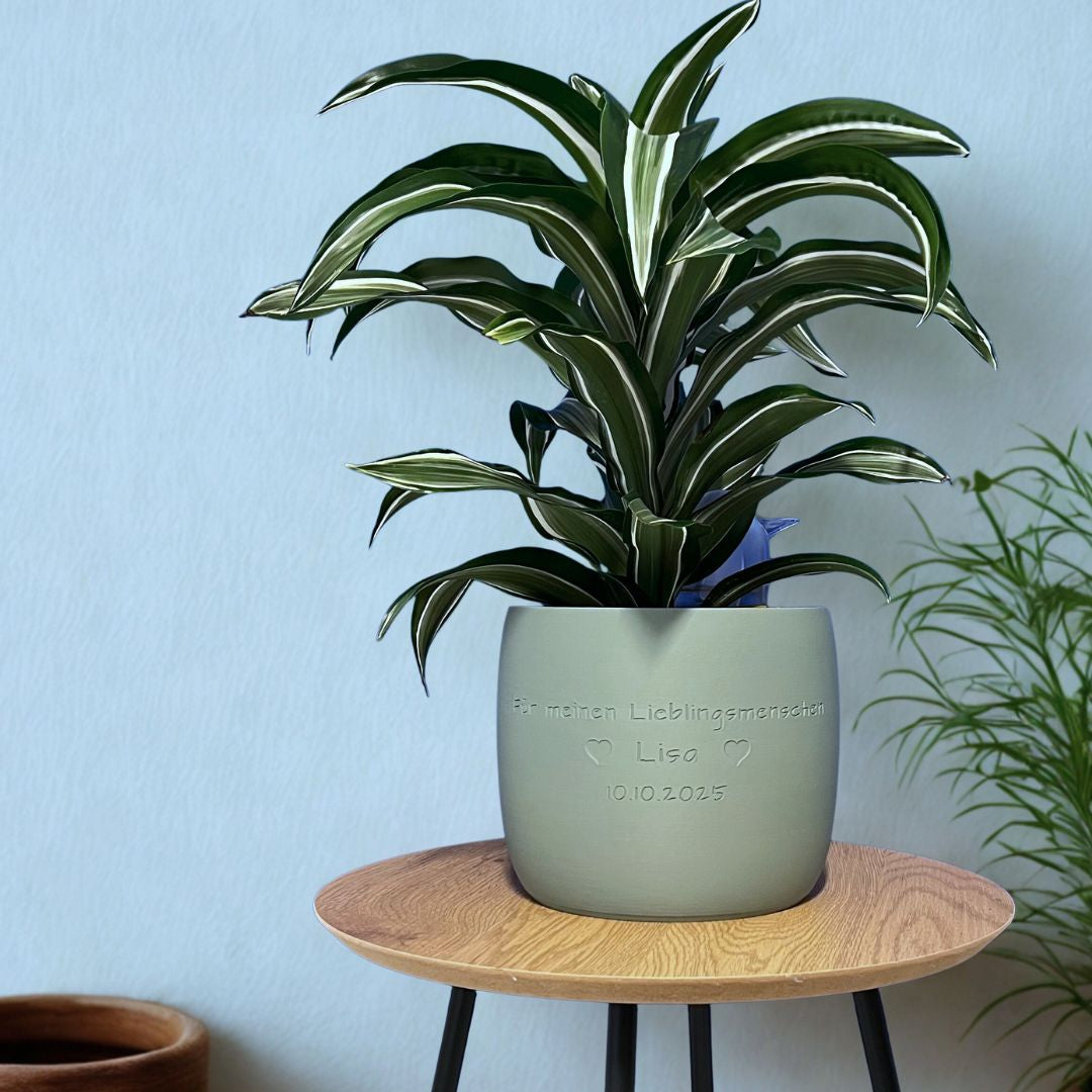 Blumentopf Origin personalisiert