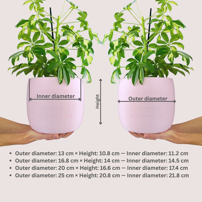 Blumentopf Origin personalisiert