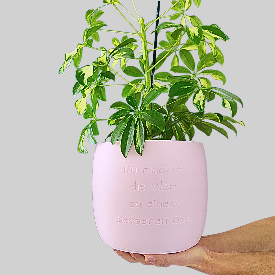 Blumentopf groß, Blumentopf modern, designer Blumentopf, Hochzeitsgeschenk, Geburtstagsgeschenk, Pflanzen, Übertopf groß, Blumentopf groß personalisiert, Blumentopf Origin personalisiert
