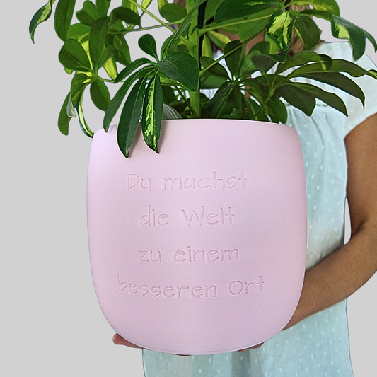 Blumentopf groß, Blumentopf modern, designer Blumentopf, Hochzeitsgeschenk, Geburtstagsgeschenk, Pflanzen, Übertopf groß, Blumentopf groß personalisiert, Blumentopf Origin personalisiert