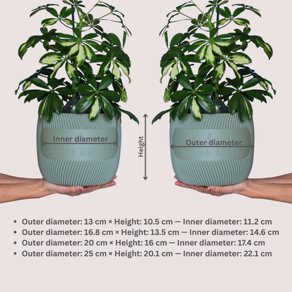 Blumentopf groß, Blumentopf modern, designer Blumentopf, Hochzeitsgeschenk, Geburtstagsgeschenk, Pflanzen, Übertopf groß, Blumentopf groß personalisiert, personalisierter Blumentopf, Blumentopf groß personalisiert. Blumentopf Twista personalisiert
