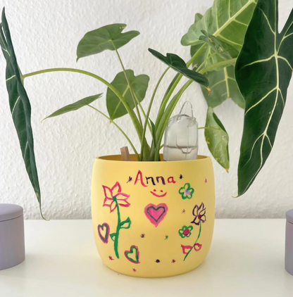 Blumentopf zum Bemalen, Blumentopf Groß, Blumentopf personalisiert