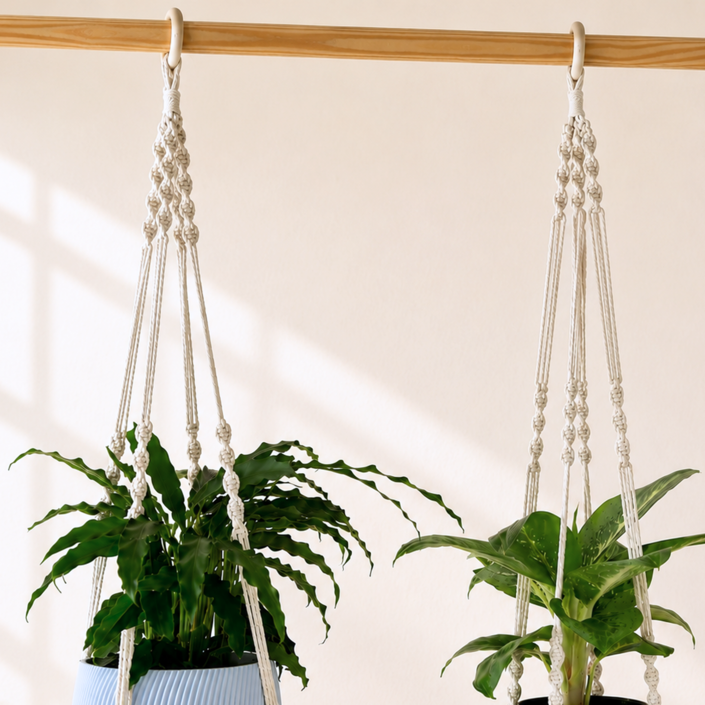 Makramee Blumenampel mit Blumentopf Twista