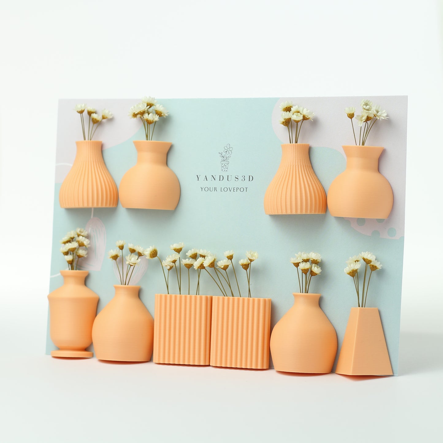 Magnetische Mini Blumenvasen