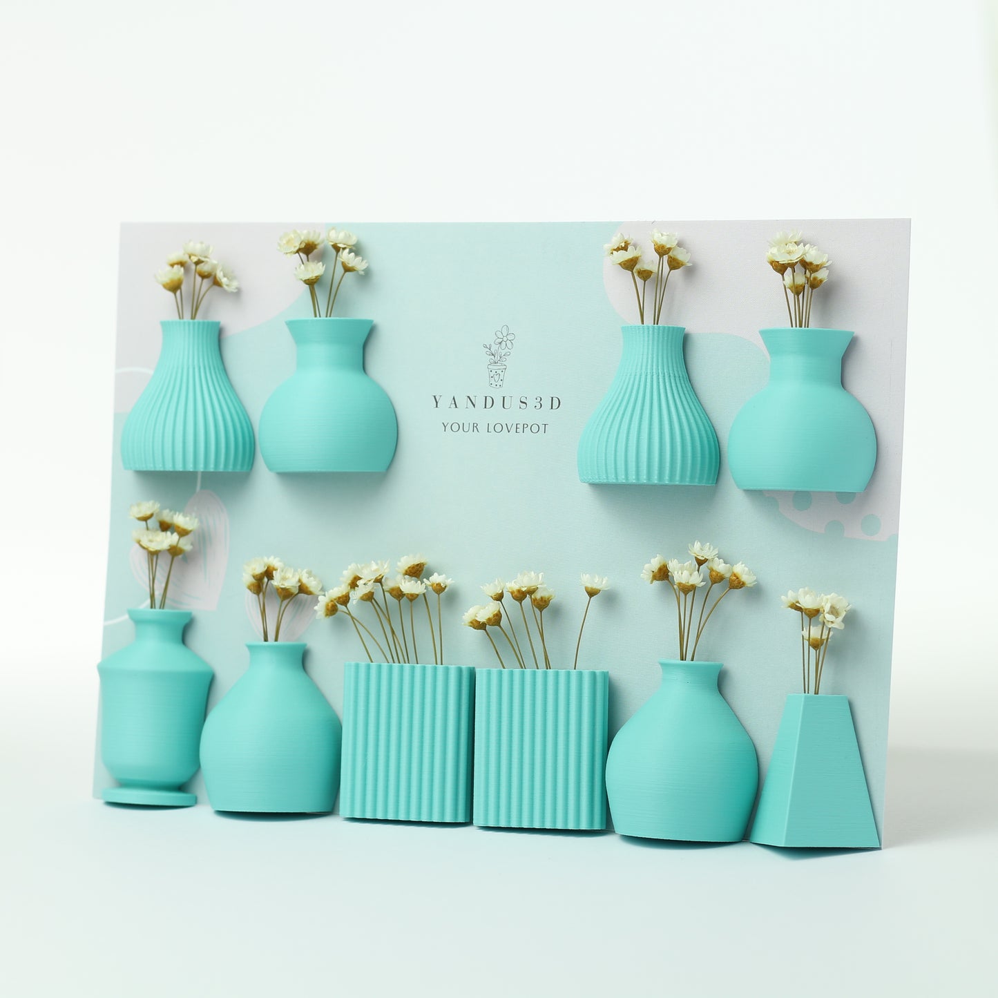 Magnetische Mini Blumenvasen