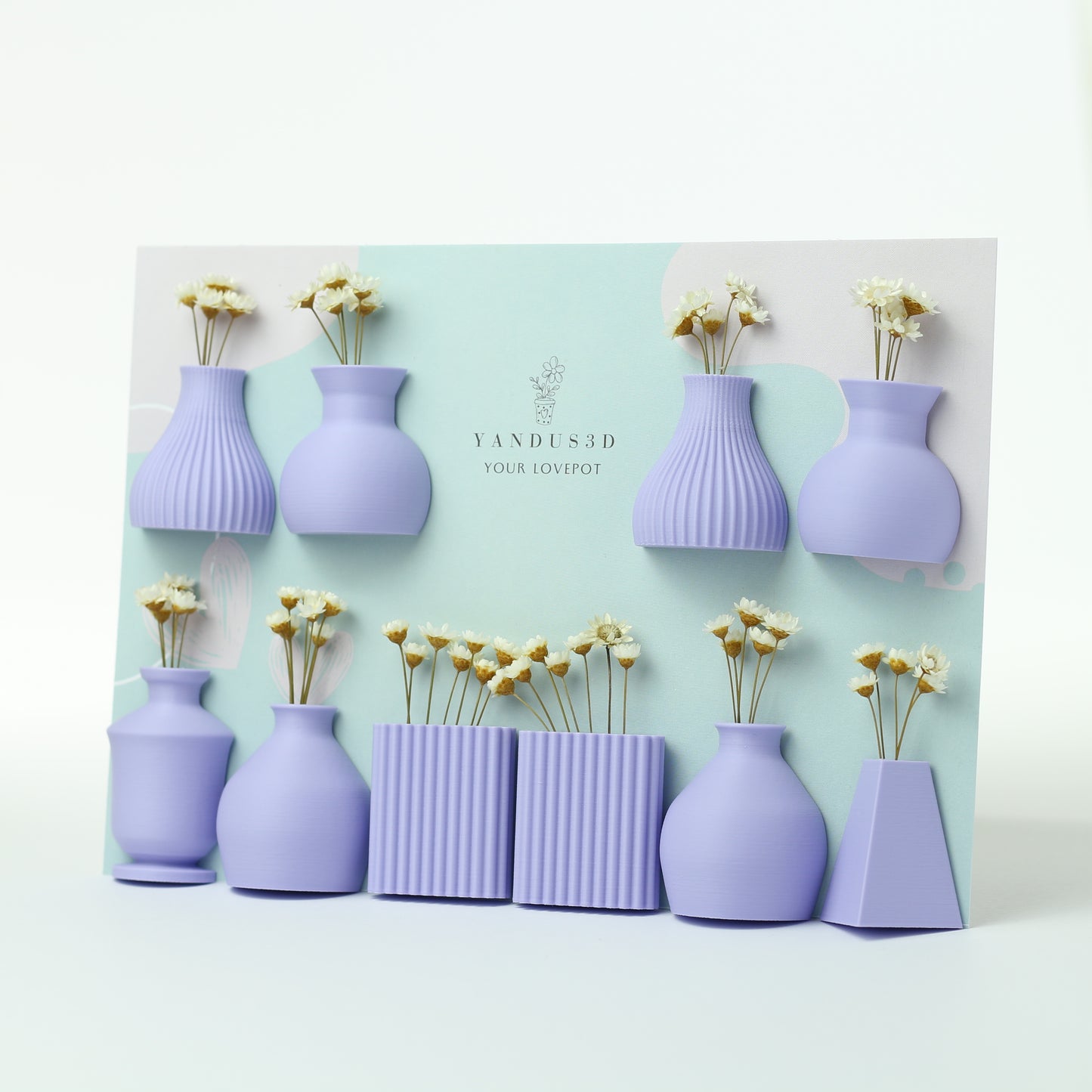Magnetische Mini Blumenvasen