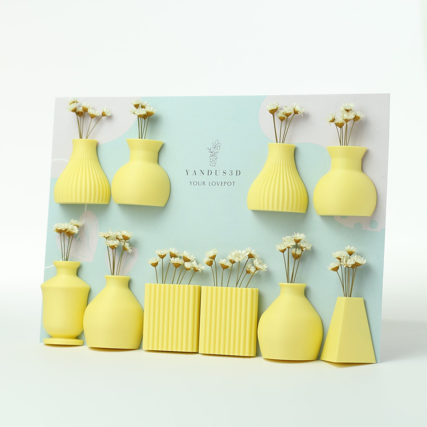 Magnetische Mini Blumenvasen