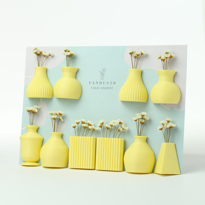 Magnetische Mini Blumenvasen