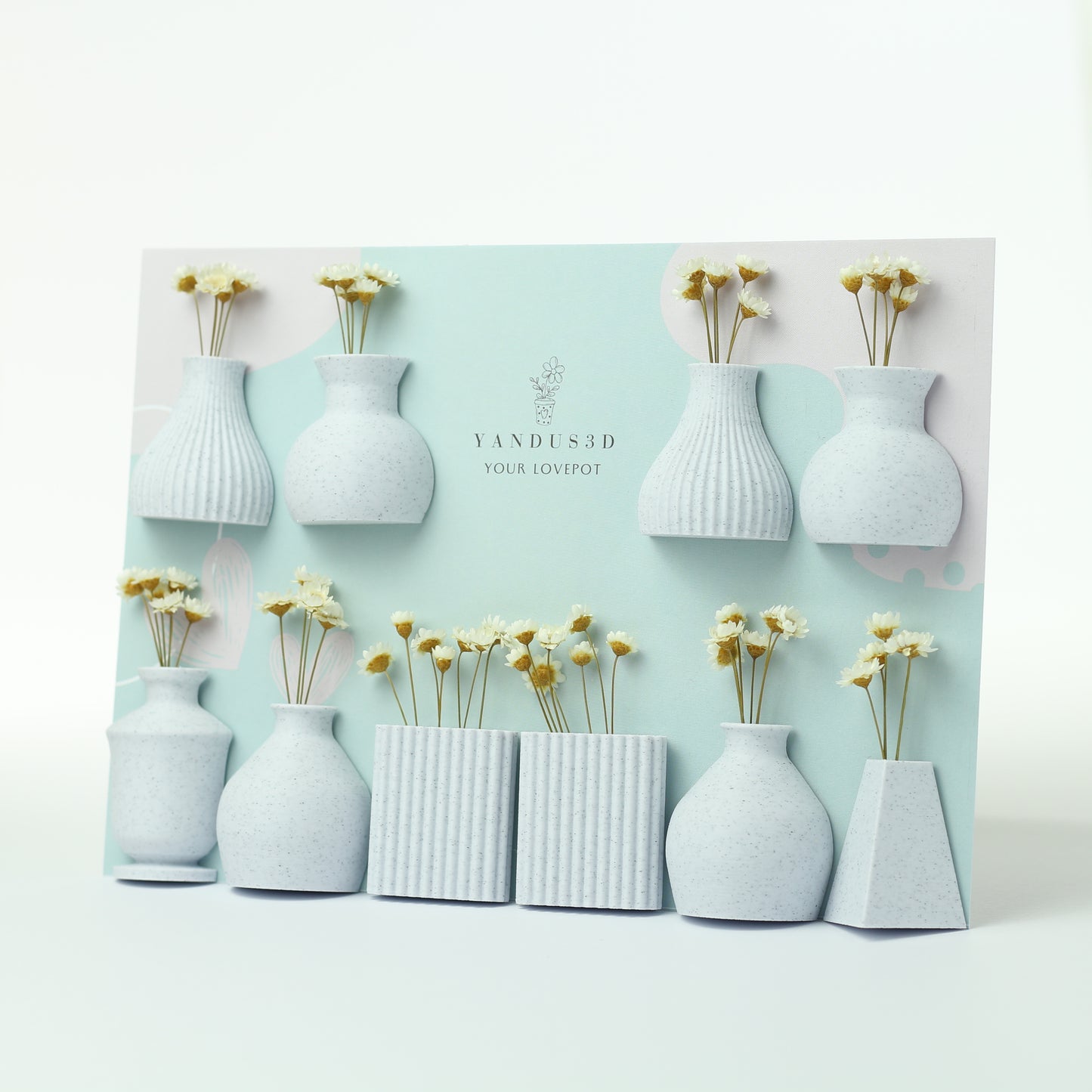 Magnetische Mini Blumenvasen
