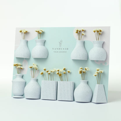 Magnetische Mini Blumenvasen