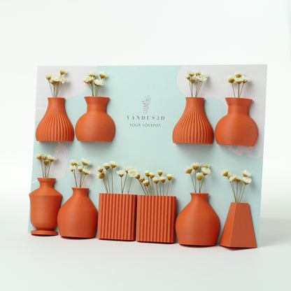 Magnetische Mini Blumenvasen