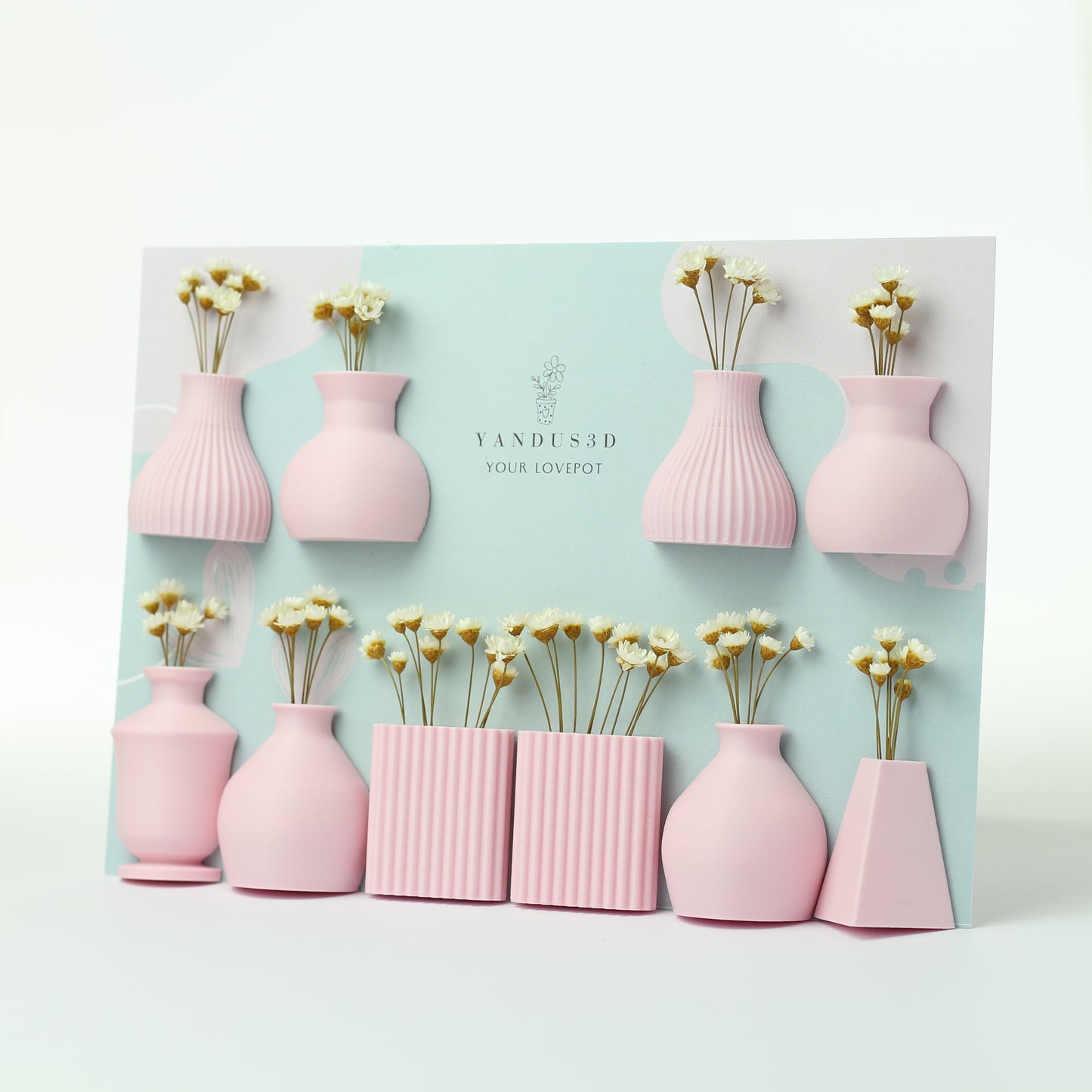 Magnetische Mini Blumenvasen