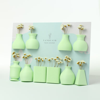 Magnetische Mini Blumenvasen