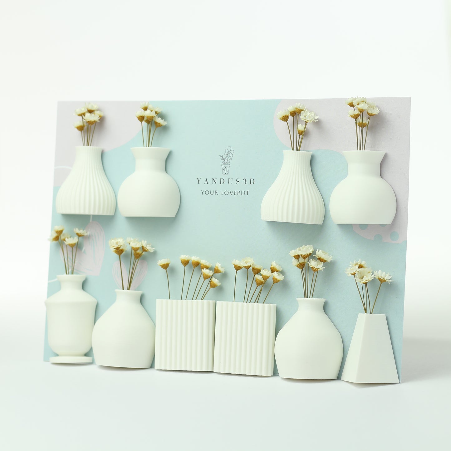 Magnetische Mini Blumenvasen