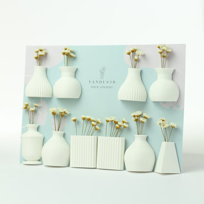 Magnetische Mini Blumenvasen