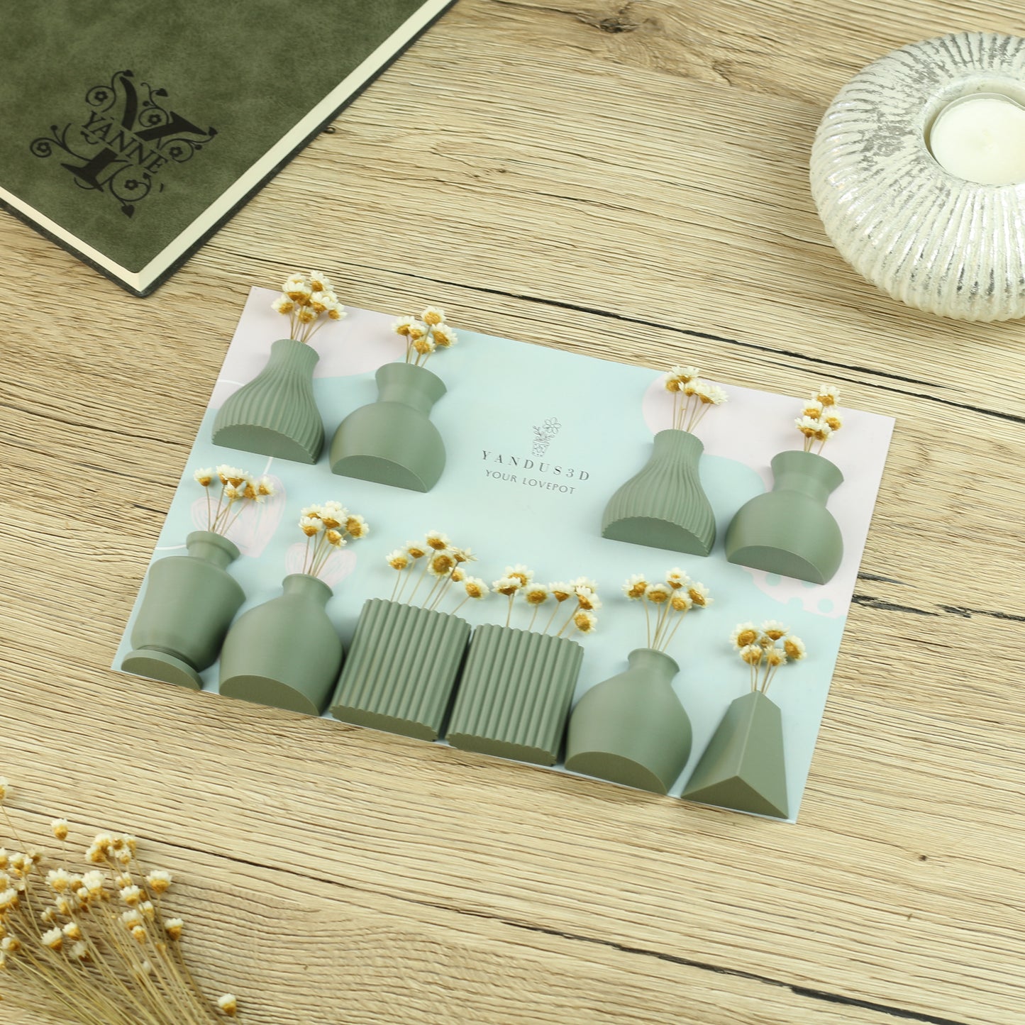 Magnetische Mini Blumenvasen