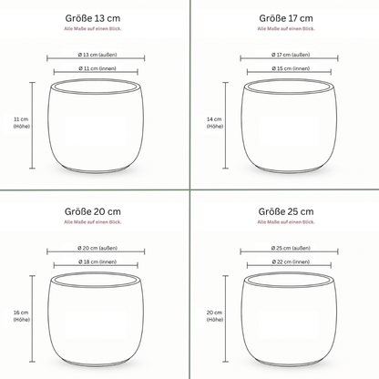 Personalisierter Blumentopf Origin Select