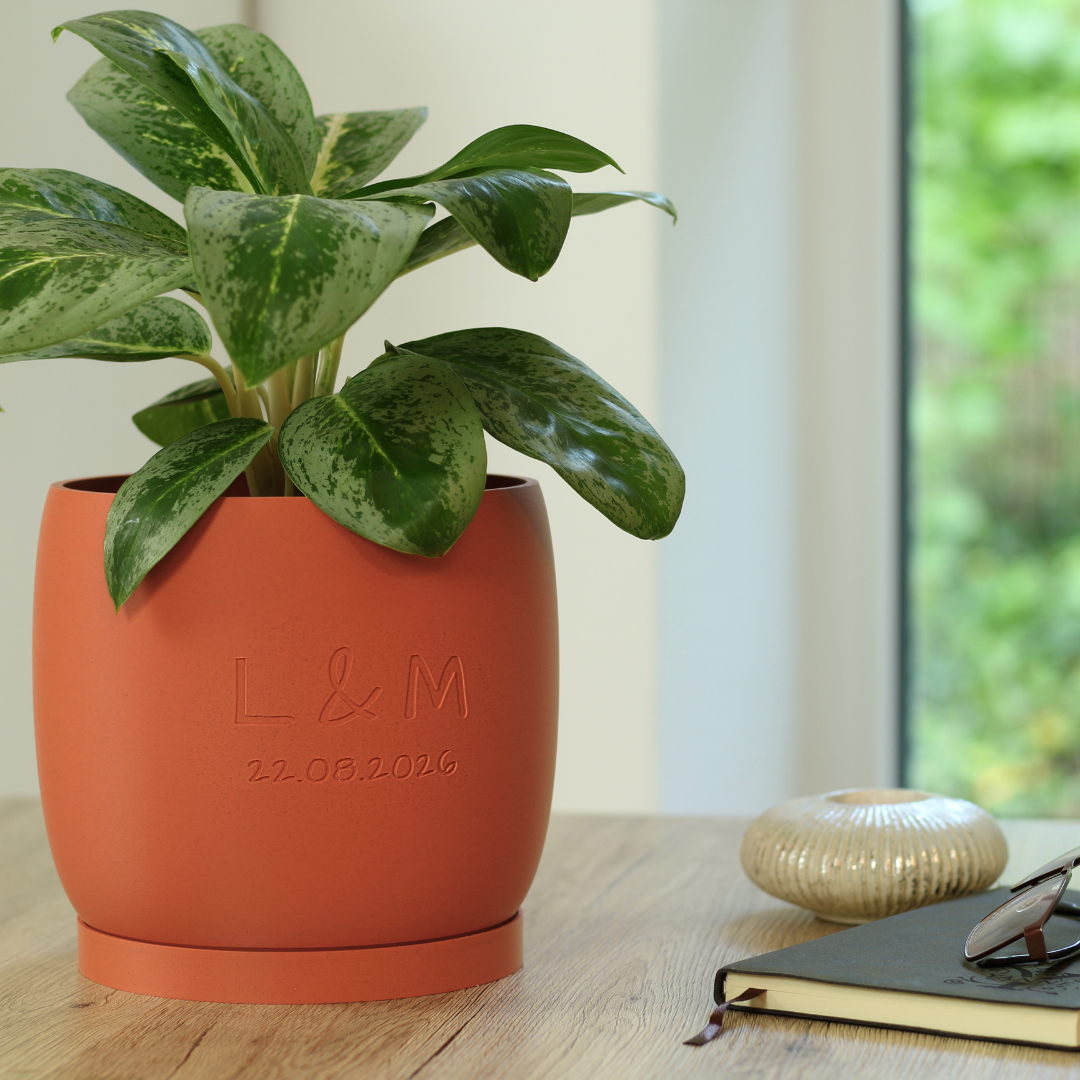 Blumentopf Origin personalisiert