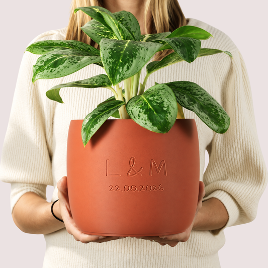 Blumentopf Origin personalisiert