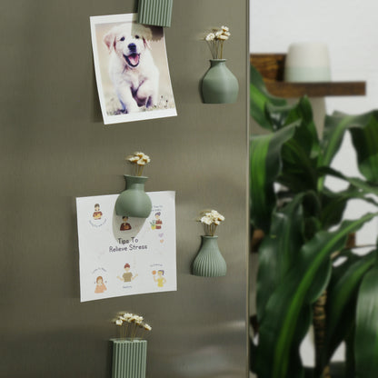 Magnetische Mini Blumenvasen