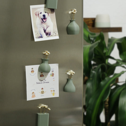 Magnetische Mini Blumenvasen