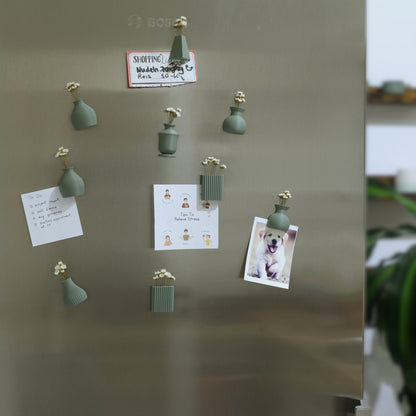 Magnetische Mini Blumenvasen