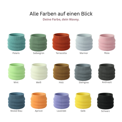 Design Blumentopf Wavey